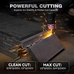 ARCCAPTAIN iControl 55A Plasma Cutter CUT55 Pro Non-Touch Pilot ARC 120V/240V US
