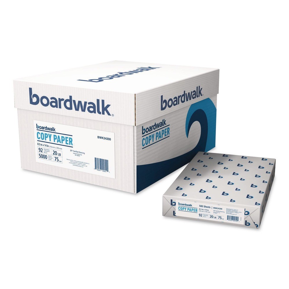 Boardwalk 24200 8.5″ x 14″ Legal Size Copy Paper – White (10-RM/CT) New