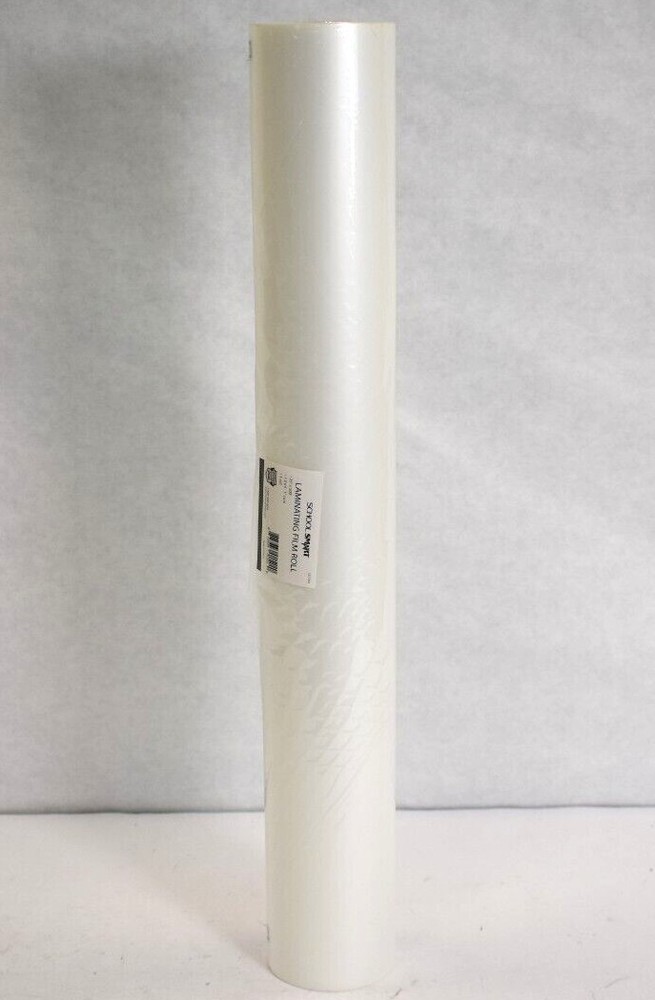 School Smart 1277261 High Gloss Laminating Film Roll 25″ X 500ft 1.5 ml 1″ Core