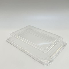 ST-5-015 Blue/Black/Sakura PET Sushi Trays with Lids 8.43″*5.24″*1.3″ in