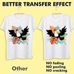 40 Sheets A-SUB Inkjet Iron-On Heat Transfer Paper DARK + LIGHT Fabric T-shirts
