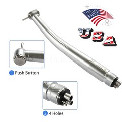 Yabangbang Mini Head Dental High Speed Handpiece One Water Spray Air Turbine M4
