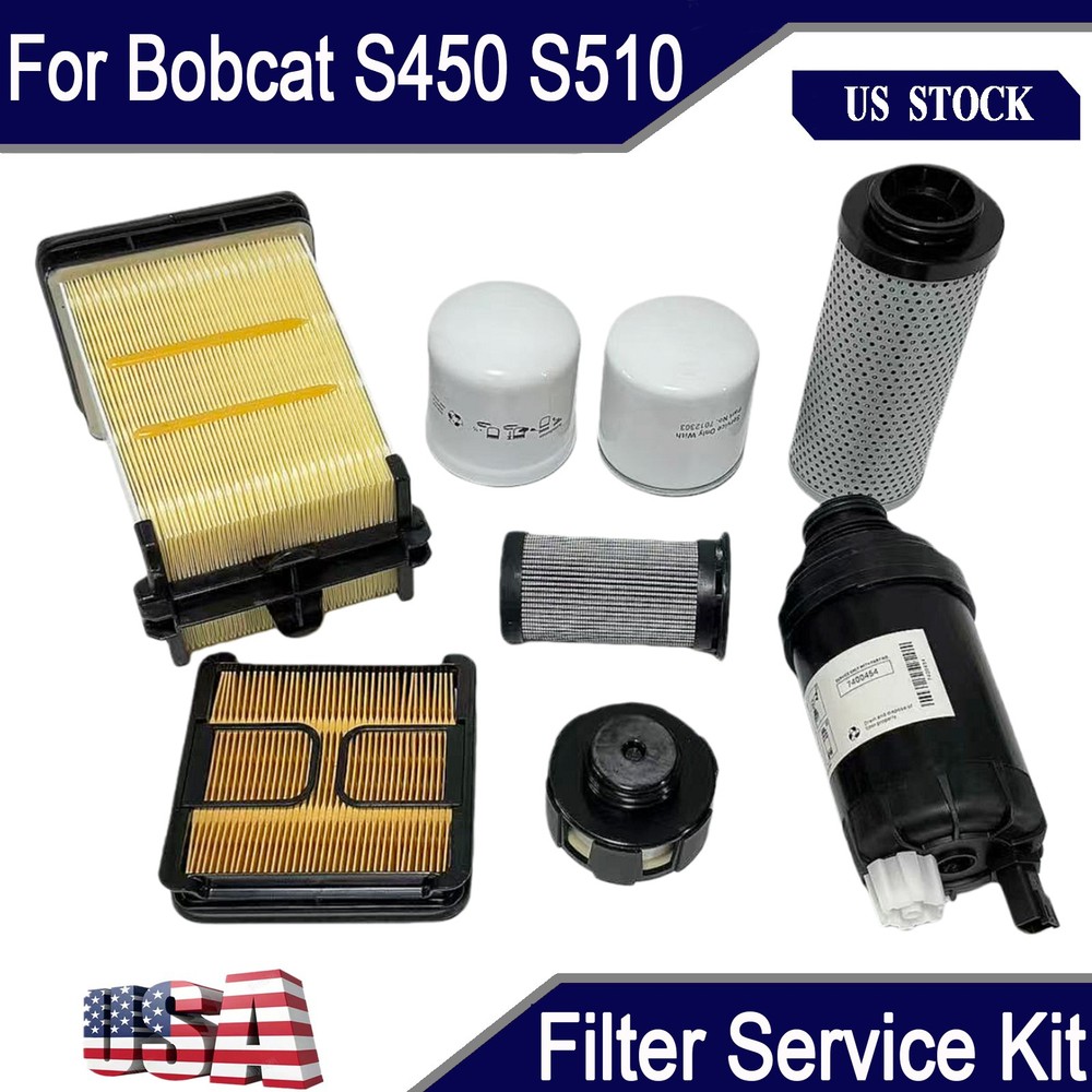 Filter Service Kit For Bobcat Compact Track Loader T595 T630 T650 T450 T550 T590