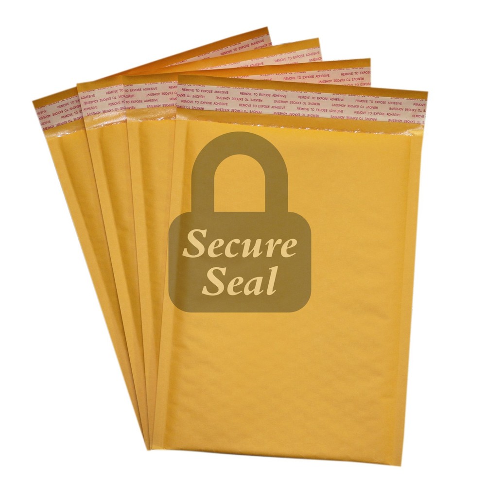 400 #1 7.25×12 Kraft Bubble Mailers Self Seal Padded Envelopes 7.25″ x 12″