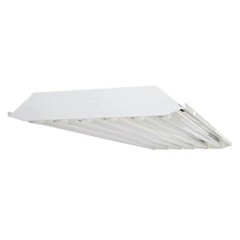 6 Bulb Lamp T8 LED High Bay Light 4 ft. 5000K Multi-Volt Commercial Damp Rated