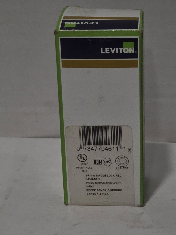 NEW Leviton 2760 Single Locking Receptacle 🔥 Fast Shipping 🔥