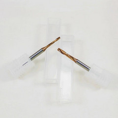 1Pcs TiCN Coated Solid Carbide Flat Bottom Drill Bit 0.5mm-5.0mm Twist 2-Flute
