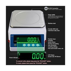 Lab Scale 5000gx0.01g High Precision Scientific Electronic Digital Laboratory…