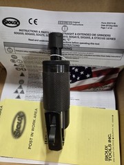Sioux SDGS1S25 25,000 Rpm Straight Diegrinder