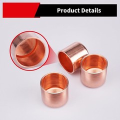 ROGVOC Plumbing Solder Copper Pipe End Cap – Plug, 50-Pcs 3/4 inch Heavy Duty