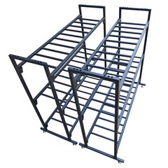 2 MotoProducts Battery Storage Rack holds 300 Pounds PER SHELF No tools required