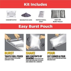 Rust Oleum Epoxy Shield Garage Floor Coating Gray 2 Part Durable Paint Kit