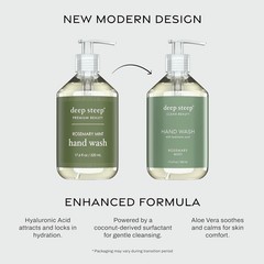 Deep Steep Liquid Hand Wash, Rosemary Mint, 17.6 oz – Mint