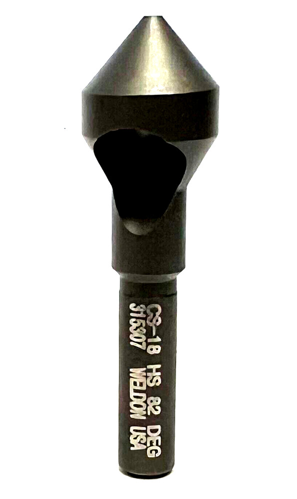 WELDON CS-18 3/16″ TO 17/32″ RANGE 82 DEG ZERO FLUTE COUNTERSINK – USA