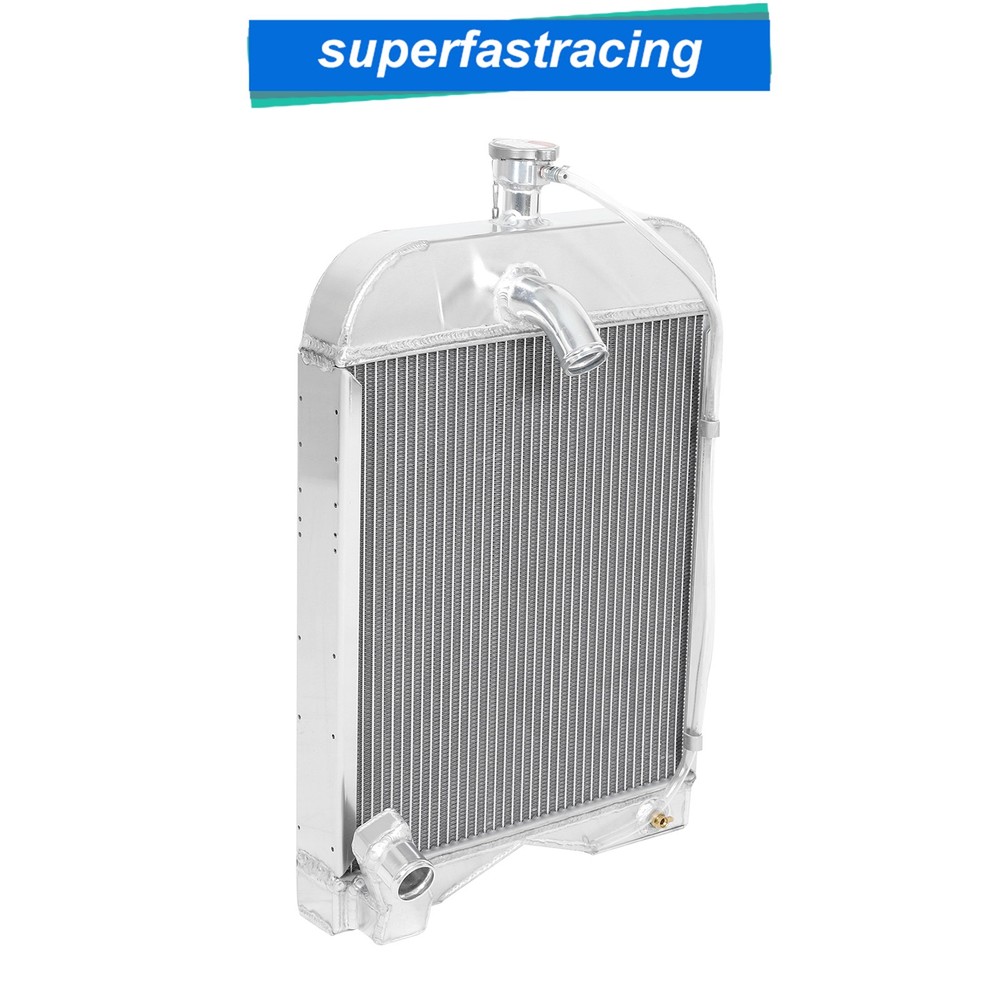 8N8005 AR2018 86551430 3 Row Aluminum Radiator w/Cap Fits Ford 2N 8N 9N Tractors