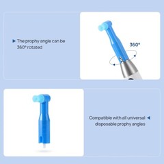 Dental LED Ultrasonic Scaler VRN-A8 /Electric Hygiene Prophy Handpiece+2 Angles