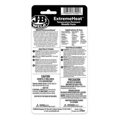 J-B Weld 37901 ExtremeHeat High Temperature Resistant Metallic Paste – 3 oz