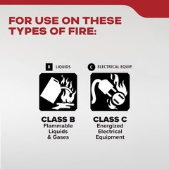 Kidde Mariner 5BC Marine Fire Extinguisher for Boats and Watercraft 12 Year W…