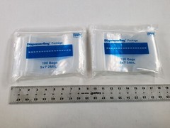 Lot Of 10 Packs Reloc Zippit Clear Zip Seal Lock Poly Bags 2 Mil 5″X7″ 100/Pack