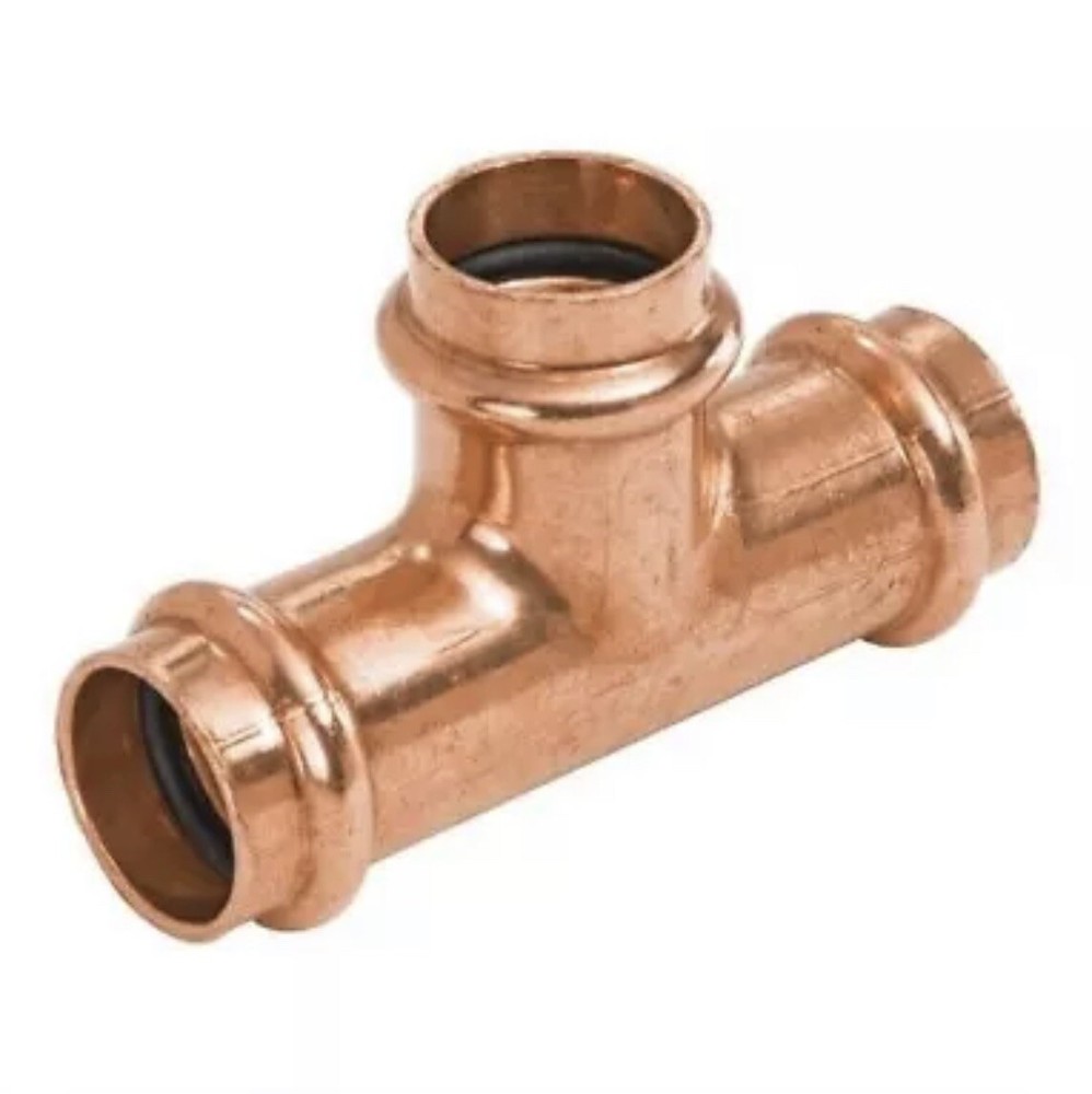 10 pcs – Nibco PC611 Press System Tee, 9098401PCHD Copper 3/4″ x 3/4″ x 3/4″