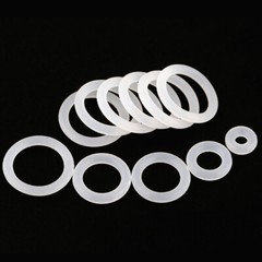 Food Grade Silicone Rubber O Rings Gasket Cross Section 5mm ID 17mm-150mm