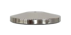 ROPE STANCHION, 5 PCS SET, CROWN TOP, MIRROR POLISH S.S. 12″ DOMED BASE