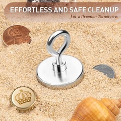 Super Strong Neodymium Fishing Magnet Hook Heavy Duty Rare Earth Magnet 100LBS