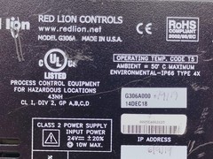 Red Lion Controls G306A000 Operator Interface Panel (FREE SHIPPING)