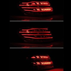 Pair LED Clear Red Lens Tail Lights IP67 MB2804112 14-16 Mercedes W212 E Class
