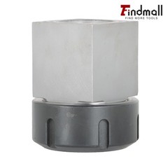 ER-40 Square+ER-40 Hex Collet Block Chuck Holder for CNC Lathe Engraving Machine