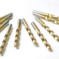 Drillforce 10PCS 17/64″ Titanium Drill Bits Set HSS Metal Woodworking Drill Bit