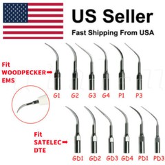 5*Puntas escalador ultrasónico dental Fit EMS Cavitron DTE SATELEC pieza de mano