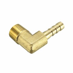 5 Pieces 1/4 HOSE BARB ELBOW X 1/4 MALE NPT Brass Pipe Fitting Gas Fuel Water