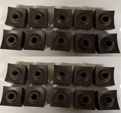 20 Pack FORESTRY MULCHER TEETH FOR GIYI FUTURE CHINESE MADE MULCHERS 12MM