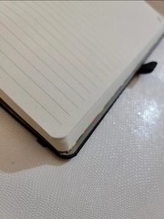 CADILLAC Notebook Journal Debossed Logo GM Notepad Hard Cover Vegan Italy Made