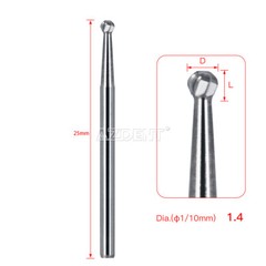 Dental Tungsten Carbide Bur FG Round/ Straight Fissure Surgical Handpiece Drill