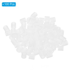 3.2mm ID x 5mm OD x 5mm L Round Spacers Washers, 100 Pack for M3 Screws, White