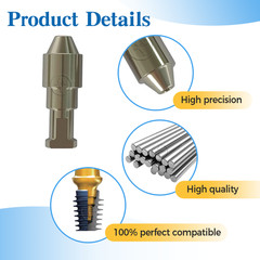 20 pcs Titanium Multi unit analog fit to Neodent GM platform D4.8