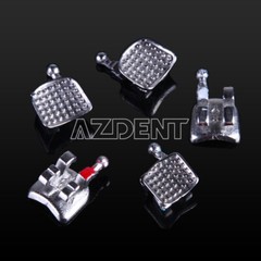 20 X AZDENT Dental Orthodontic MIM Bracket Braces Mini Roth 018 Hooks 3-4-5
