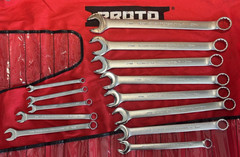 Proto J1200R-MASD Metric Combination ASD Wrench Set-12 Point (Incomplete) 13 Pc