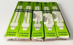 *Lot Of 5* GENERAL ELECTRIC BIAX D ECO 26WATT, F26DBX/835/ECO/4P, 6.4”. NEW! BA