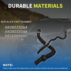 For Jeep Compass 2017-2022 New Lower Radiator Coolant Hose 68249896AC 68380330AB