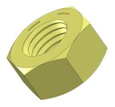 Grade 8 Hex Nuts, 1 1/2″-12 (1 per pack)
