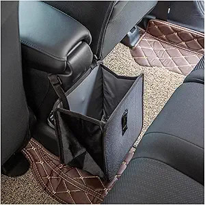 Foldable Car Trash Bin, Oxford Cloth Hanging Garbage Bag Organizer Size: Large