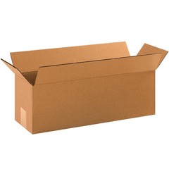PARTNERS BRAND 18 x 6 x 6 Corrugated Cardboard Boxes, Long 18L x 6W x 6H, Pack o