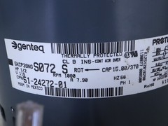 GE Genteq Motors 5KCP39NGS072S Blower Motor 1/2HP 115V 1080RPM 1PH 51-24272-01