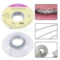 1 Roll Dental Orthodontic Niti Open Coil Spring Spool Dia.010 *030 inch 914mm