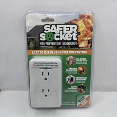 Safer Socket Twin-Star Plug-In Fire Prevention Technology New Sealed Old Stock