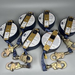 3M DBI-SALA Ultra-Lok 3103208 20ft Web Self Retracting Lifeline Lot of 6 – Used