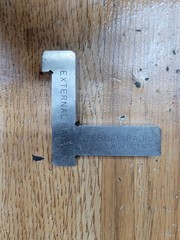 HARDINGE EXTERNAL INTERNAL RADIUS GAGE